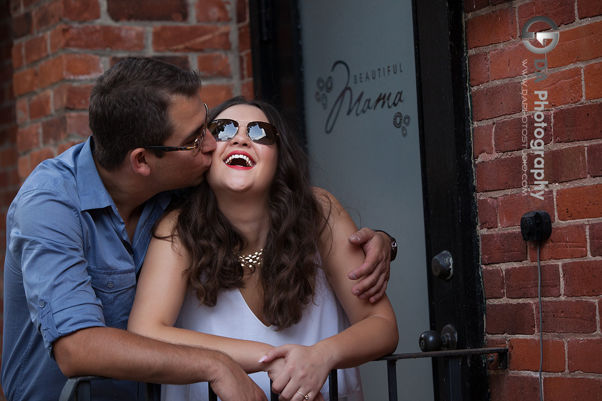 The fun being together - Engagement Photographer at Village Square