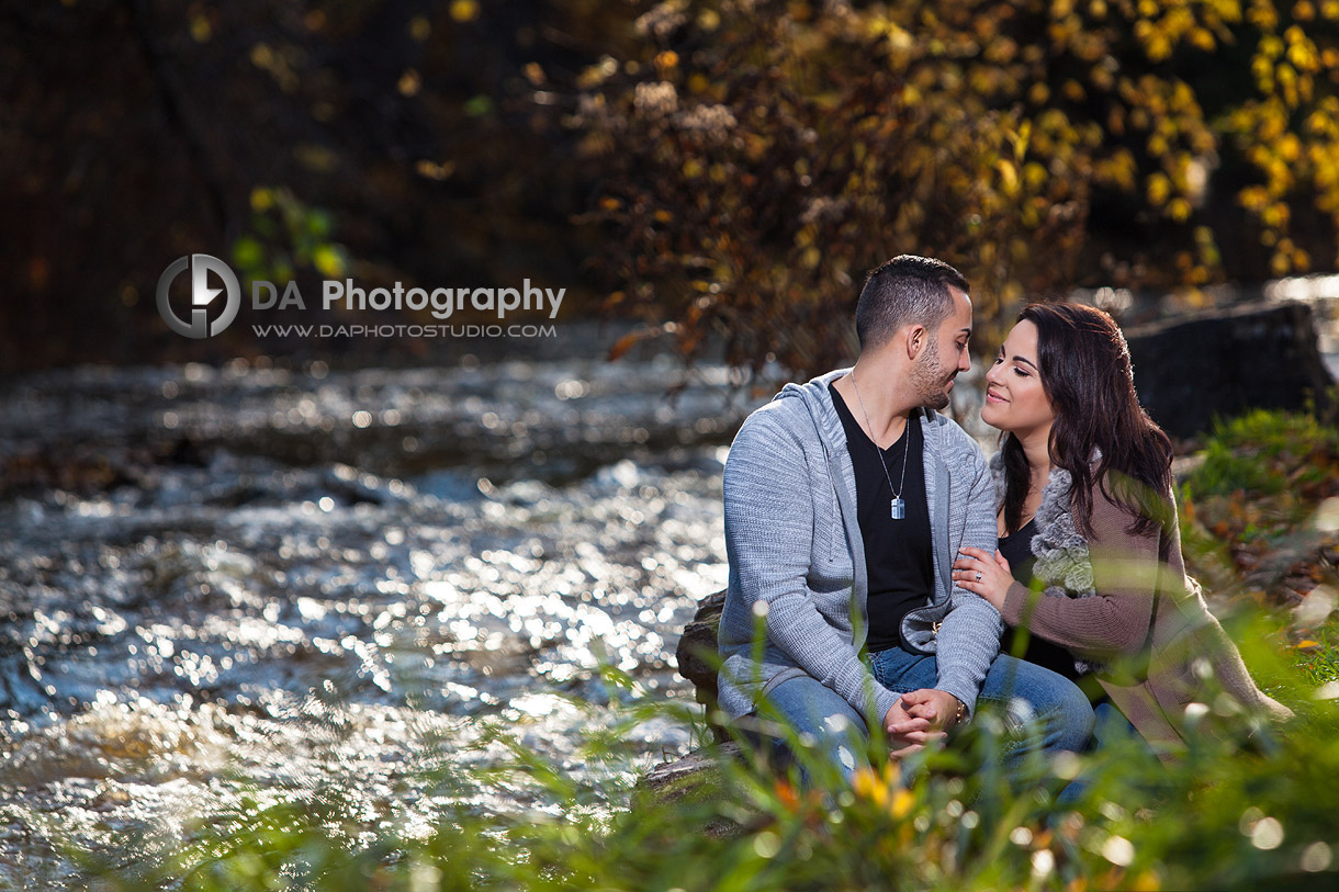 By the river in Fall - by DA Photography at Webster's Falls - www.daphotostudio.com