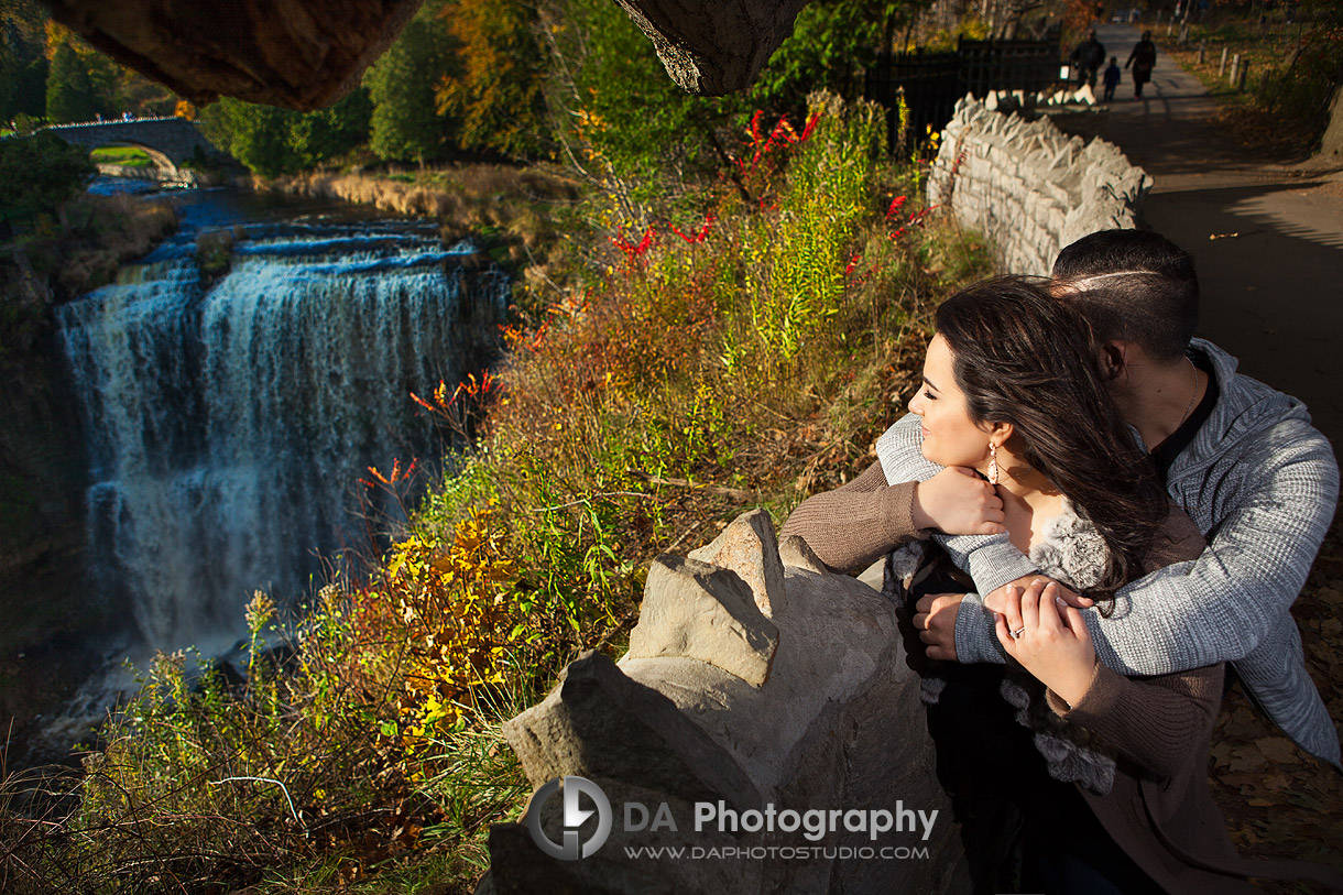 The look in to the waterfalls - by DA Photography at Webster's Falls - www.daphotostudio.com