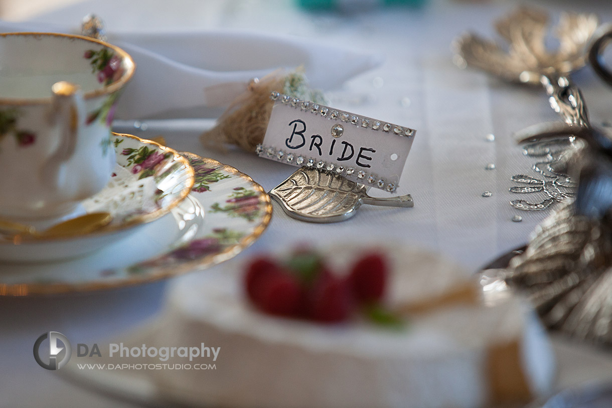 Bridal house table decoration - by DA Photography at West River, www.daphotostudio.com