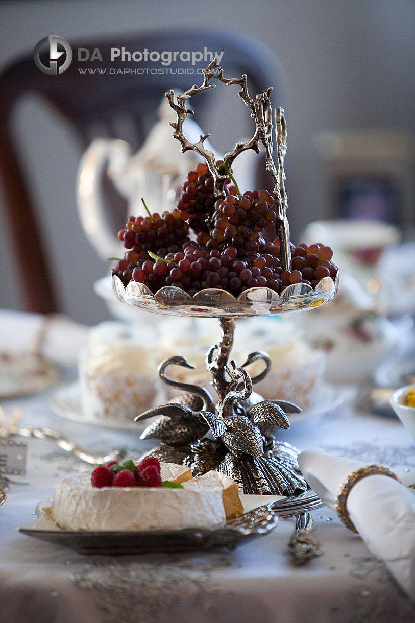 Bridal house table decorations - by DA Photography at West River, www.daphotostudio.com