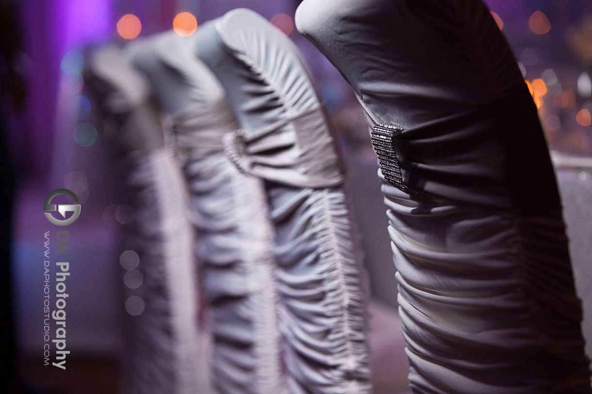 Bridal party table set up - by DA Photography at West River, www.daphotostudio.com