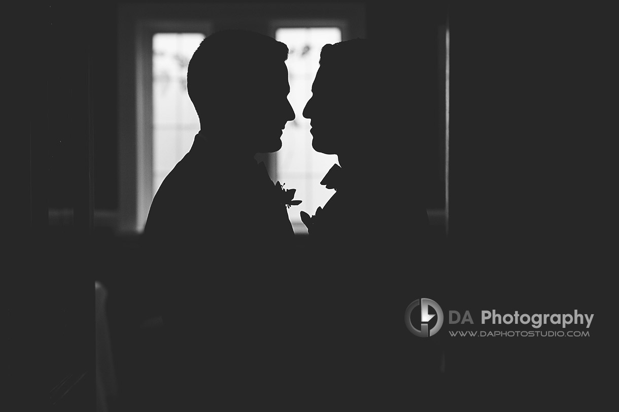 Silhouettes - Same Sex Weddings by DA Photography at EdgeWater Manor - www.daphotostudio.com