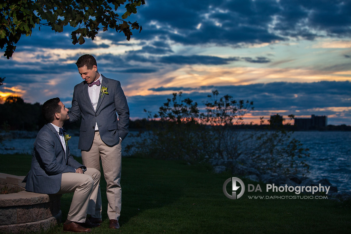 The Sunset Look - Same Sex Weddings by DA Photography at EdgeWater Manor - www.daphotostudio.com