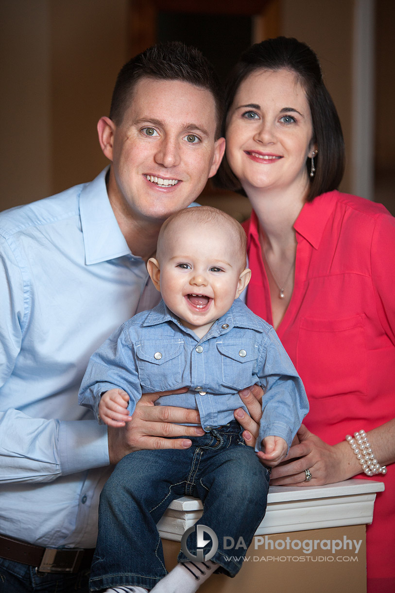 Young family casual portrait - Family Photography by DA Photography at Georgetown, ON