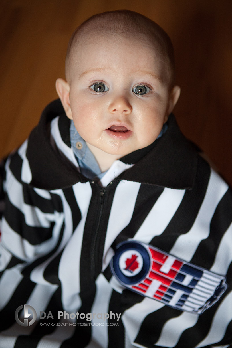 The little hokey referee - Family Photography by DA Photography at Georgetown, ON