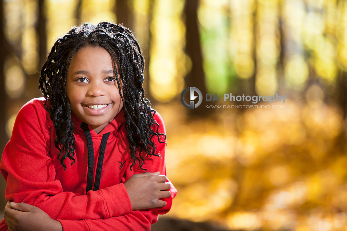 Teen's Fall Portrait - by DA Photography - Family Photographer in Mississauga, www.daphotostudio.com