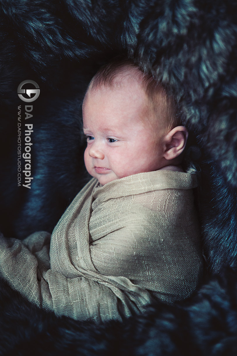 Little baby and the character of the same - Twin Newborn babies by DA Photography - www.daphotostudio.com