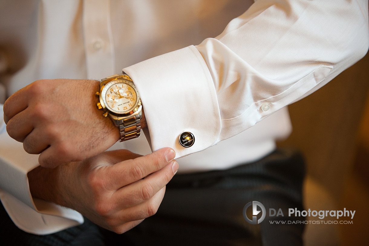 Groom getting ready - Winter wedding at Liberty Grand by DA Photography , www.daphotostudio.com