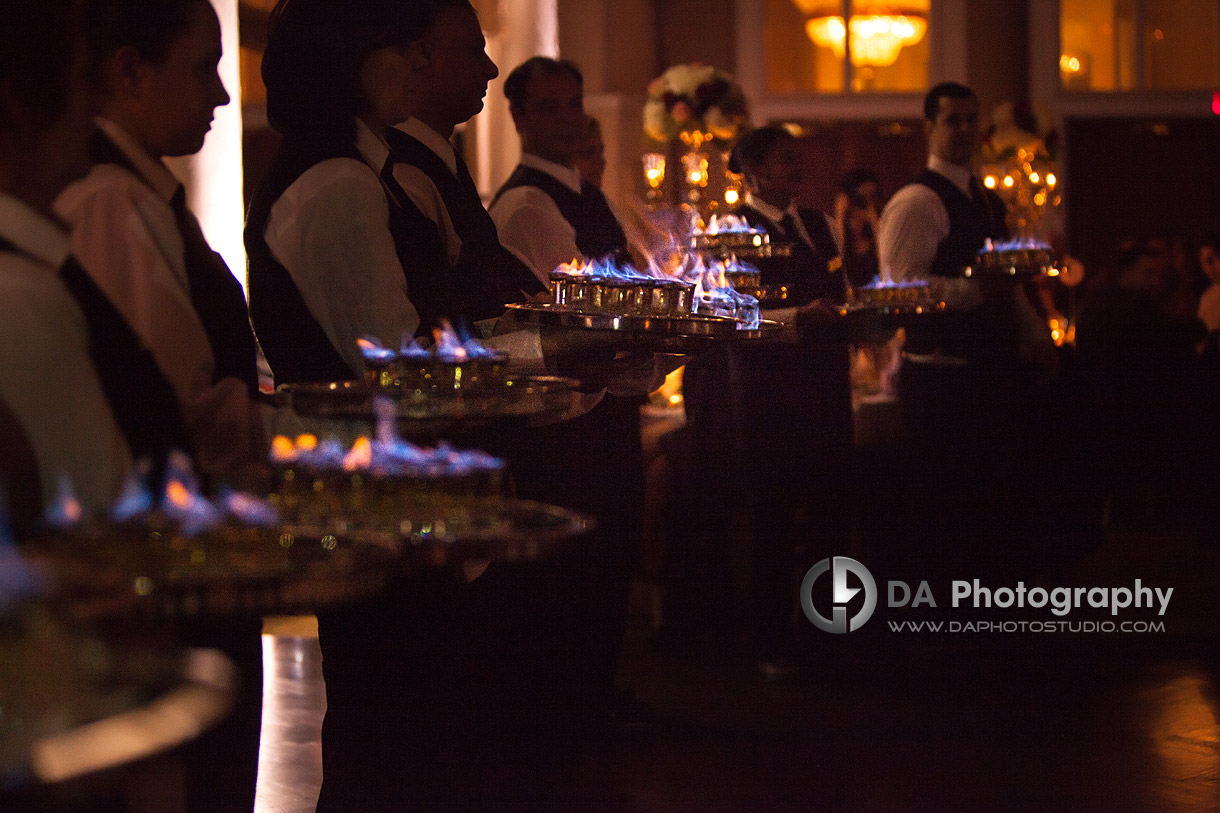A italian family tradition, flammable shot - Winter wedding at Liberty Grand by DA Photography , www.daphotostudio.com