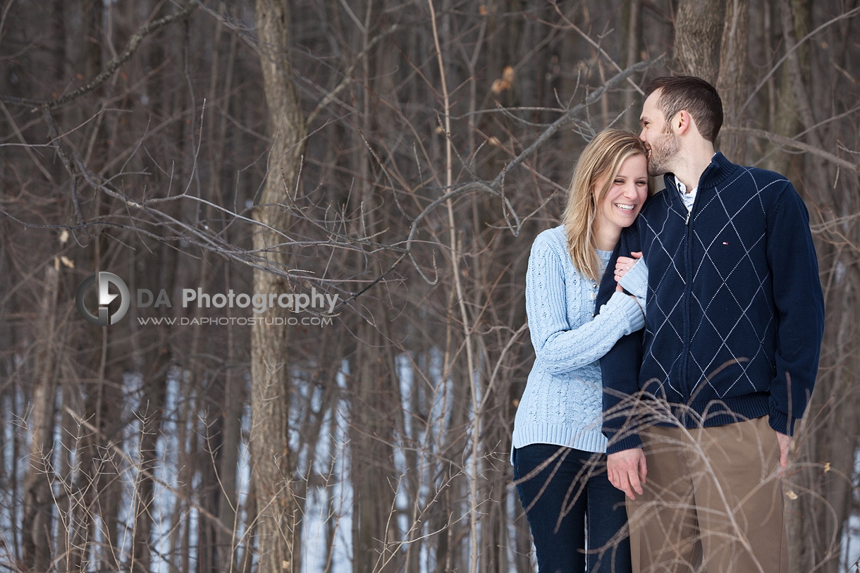 Happiness - Winter Engagement photo shoot by DA Photography, www.daphotostudio.com