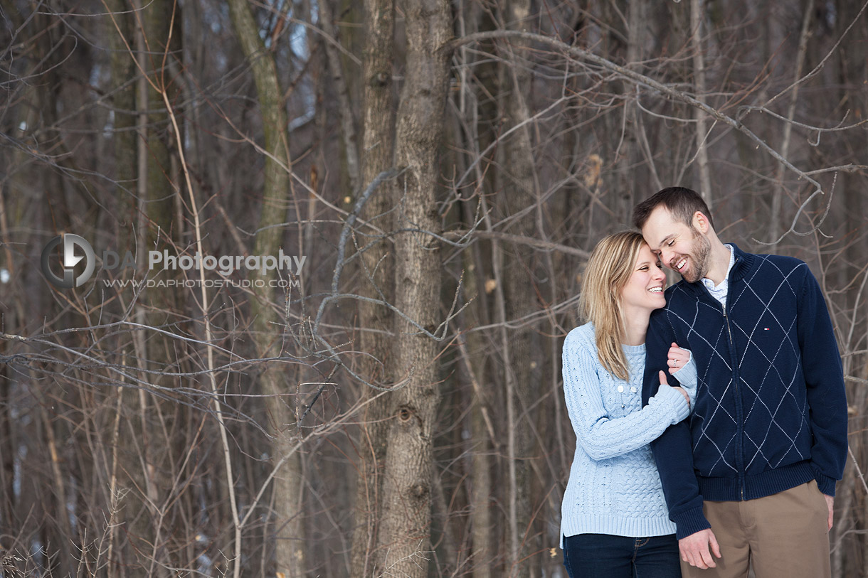 Our Smiles - Winter Engagement photo shoot by DA Photography, www.daphotostudio.com