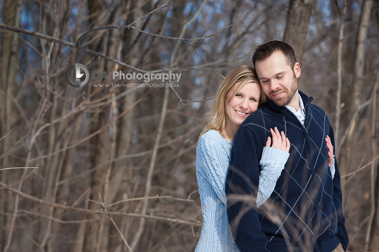 A love birds - Winter Engagement photo shoot by DA Photography, www.daphotostudio.com