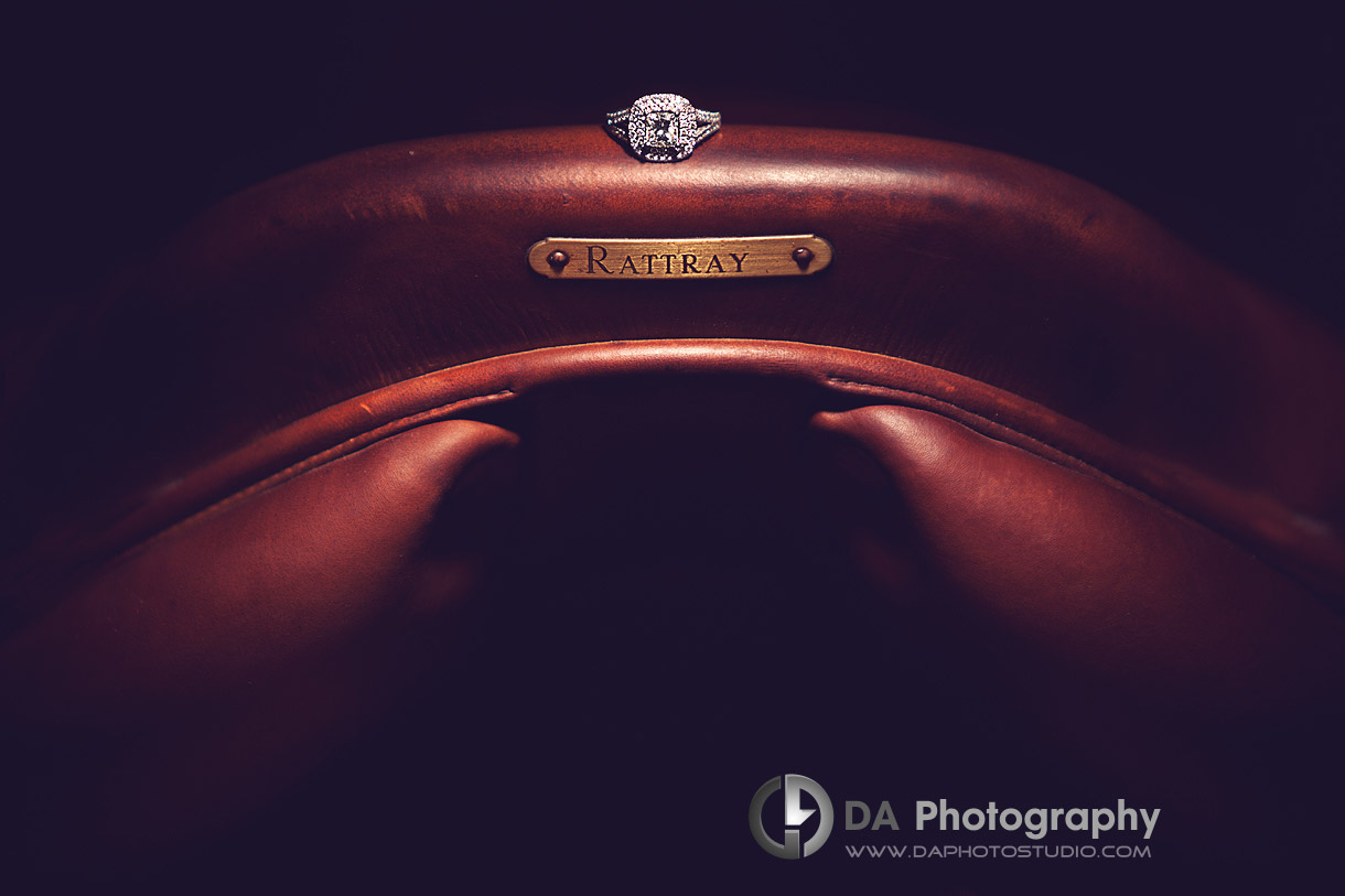 A Saddle for The Ring - Romantic engagement photos by DA Photography at Parish Ridge Stables in Burlington , www.daphotostudio.com