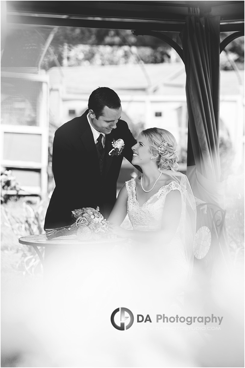 Wedding Couple at Whistling Gardens, Wilsonville