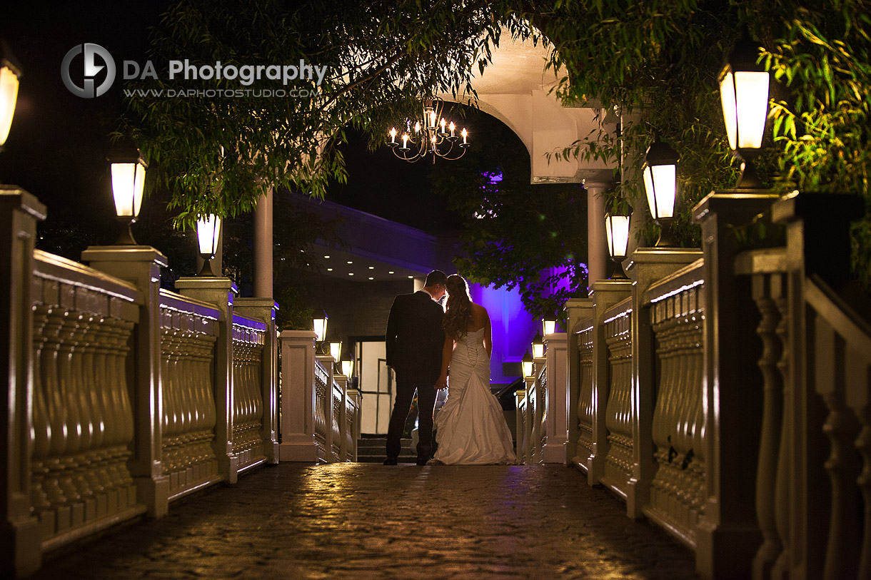 Night time session at the bride at Paradise Banquet Hall