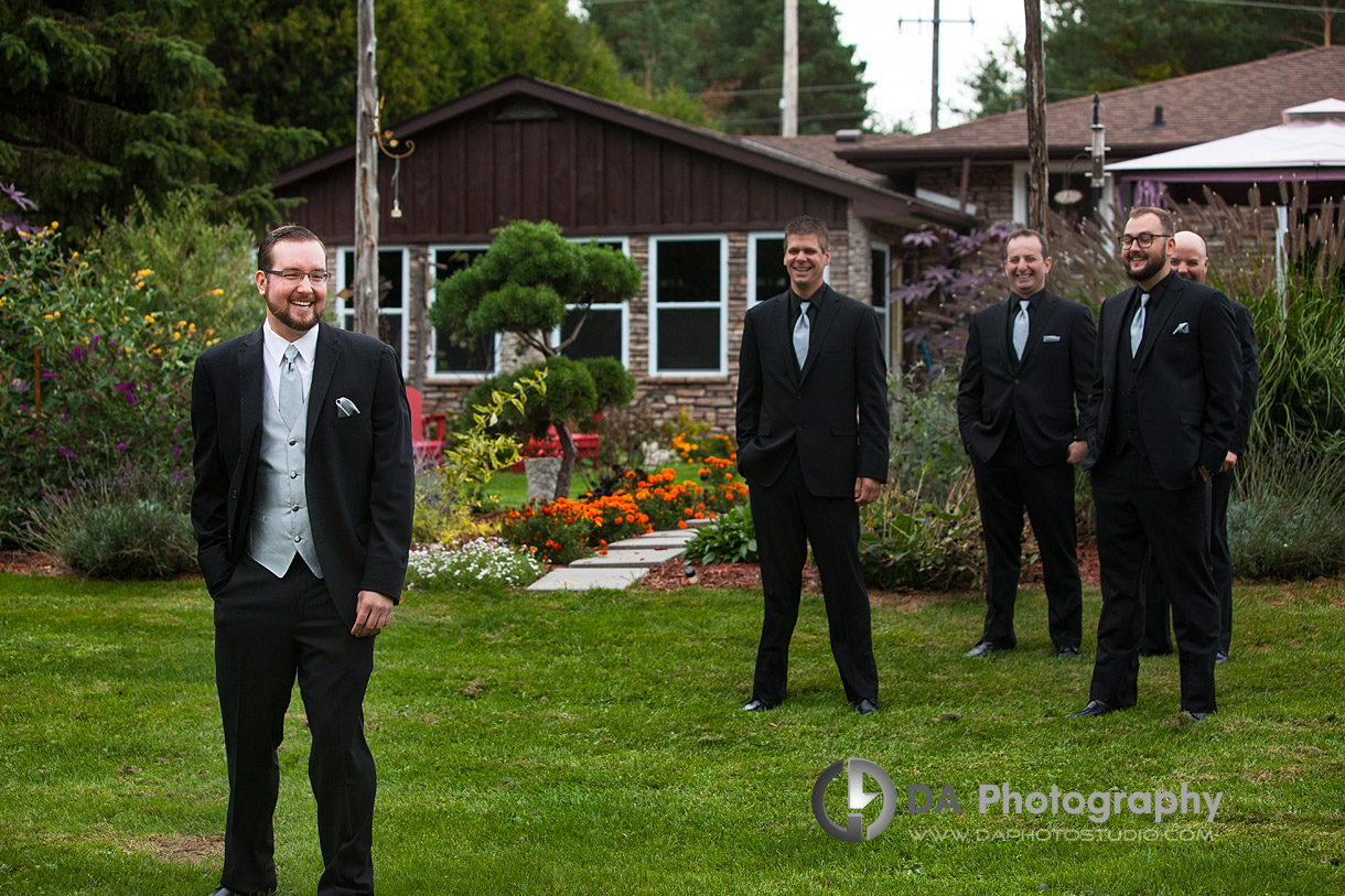 Let be smile Groom with his groomsmans at Wedding in Port Dover