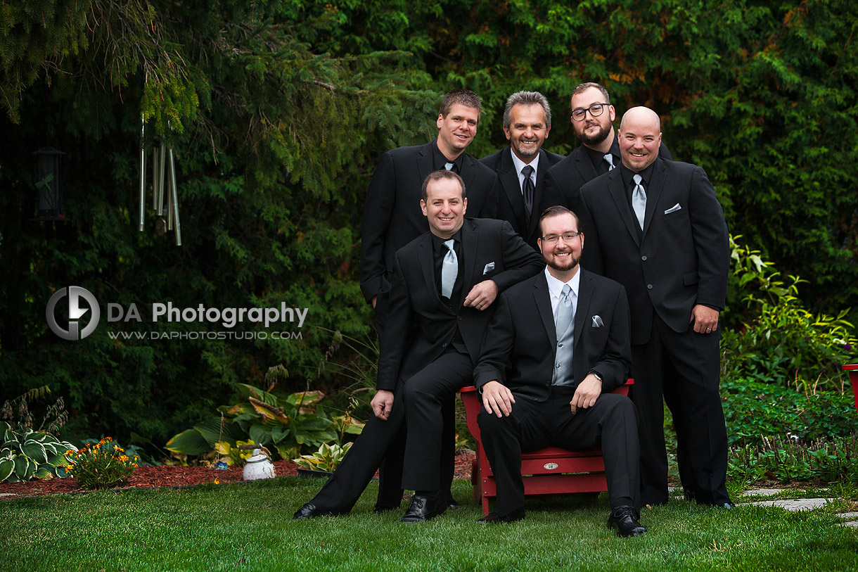 Groomsman's Portrait at Wedding in Port Dover