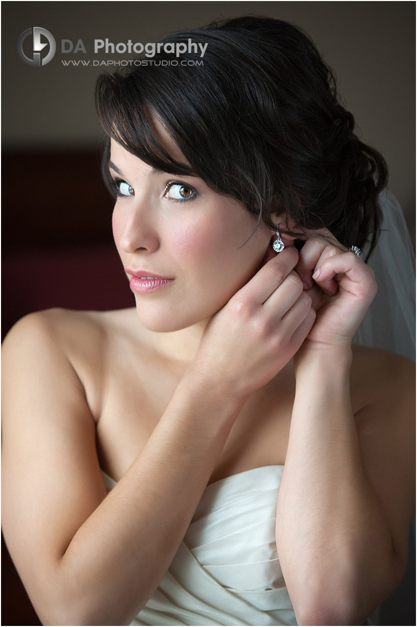 Bride getting ready at Wedding in Port Dover