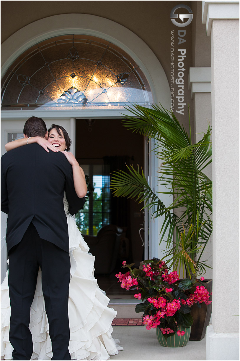 Moments after the first Look at Wedding in Port Dover