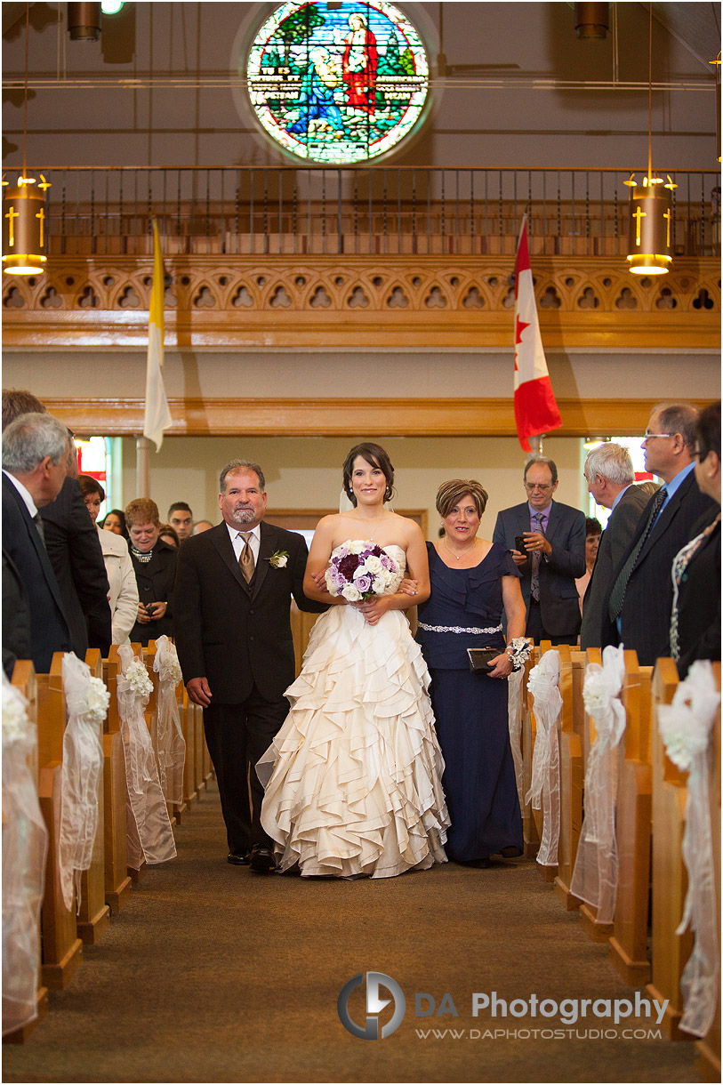 Church Ceremony at Wedding in Port Dover