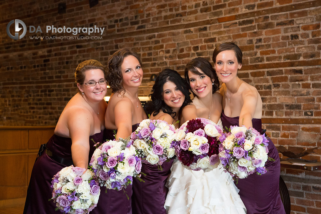 Bridsmaids at Wedding in Port Dover The Lighthouse Theatre