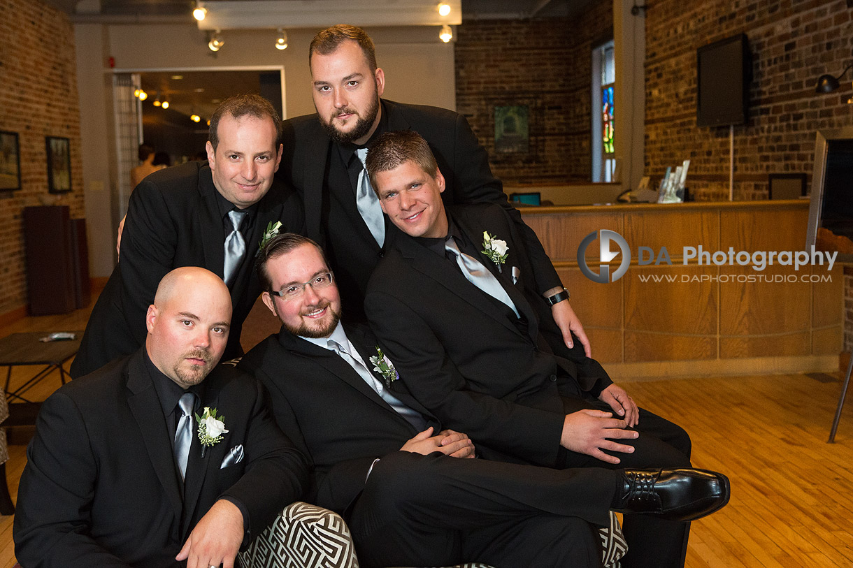 Groomsmans at Wedding in Port Dover The Lighthouse Theatre