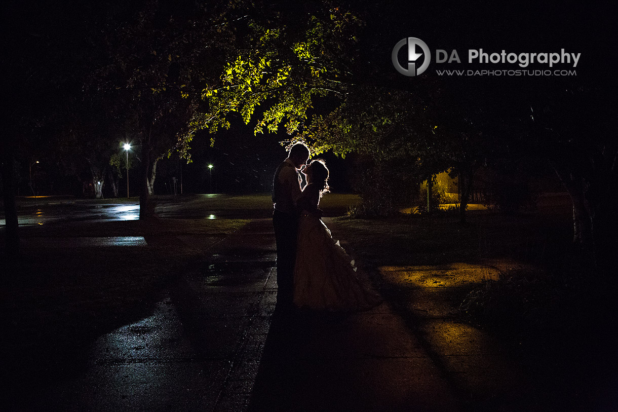 Wedding Day Night Time Session at Wedding in Port Dover