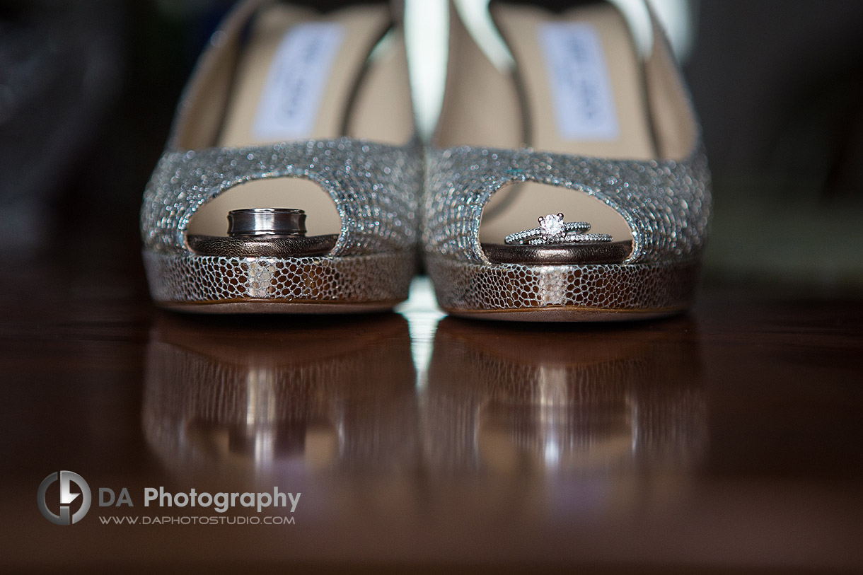 The Set, wedding rings with shoes