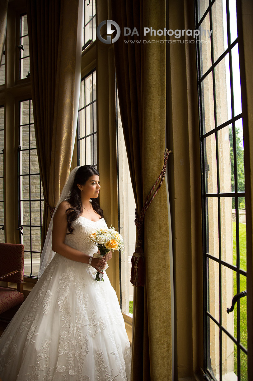 Bride at Casa Loma in Toronto