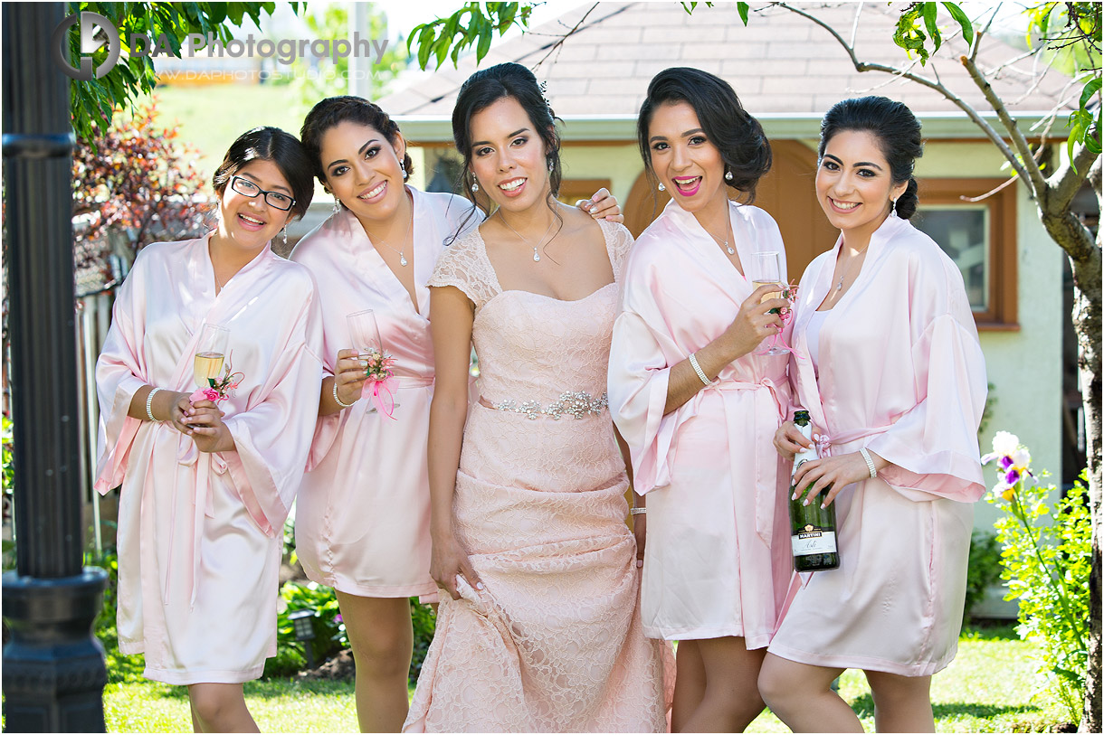 Bridesmaids at Universal Event space by Peter and Pauls