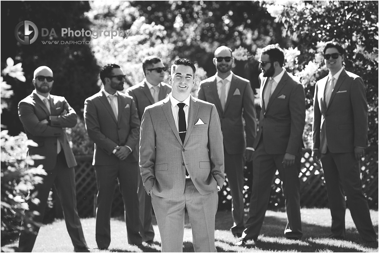 Groomsman's at Hamilton Wedding