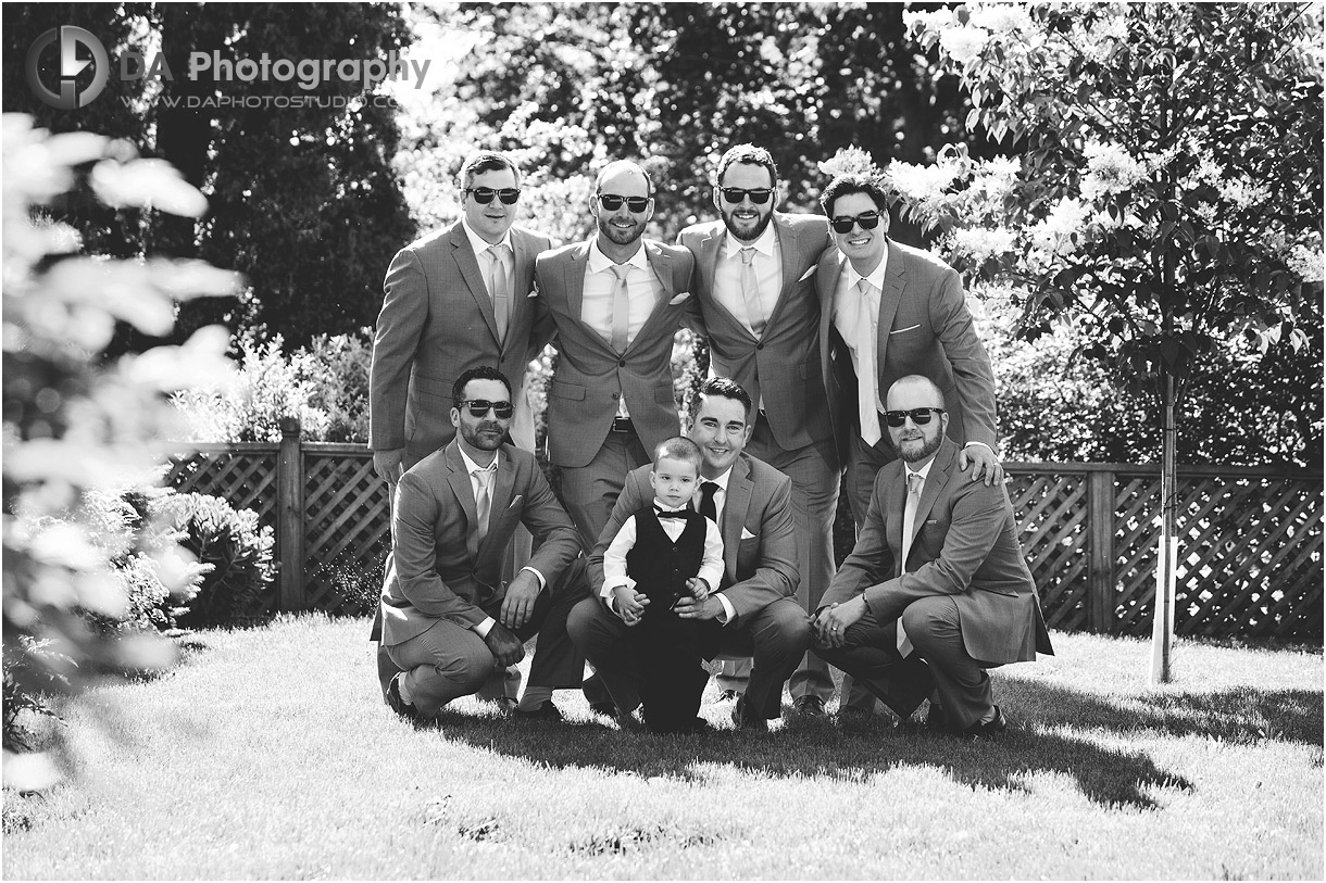 Groomsman at Hamilton Wedding