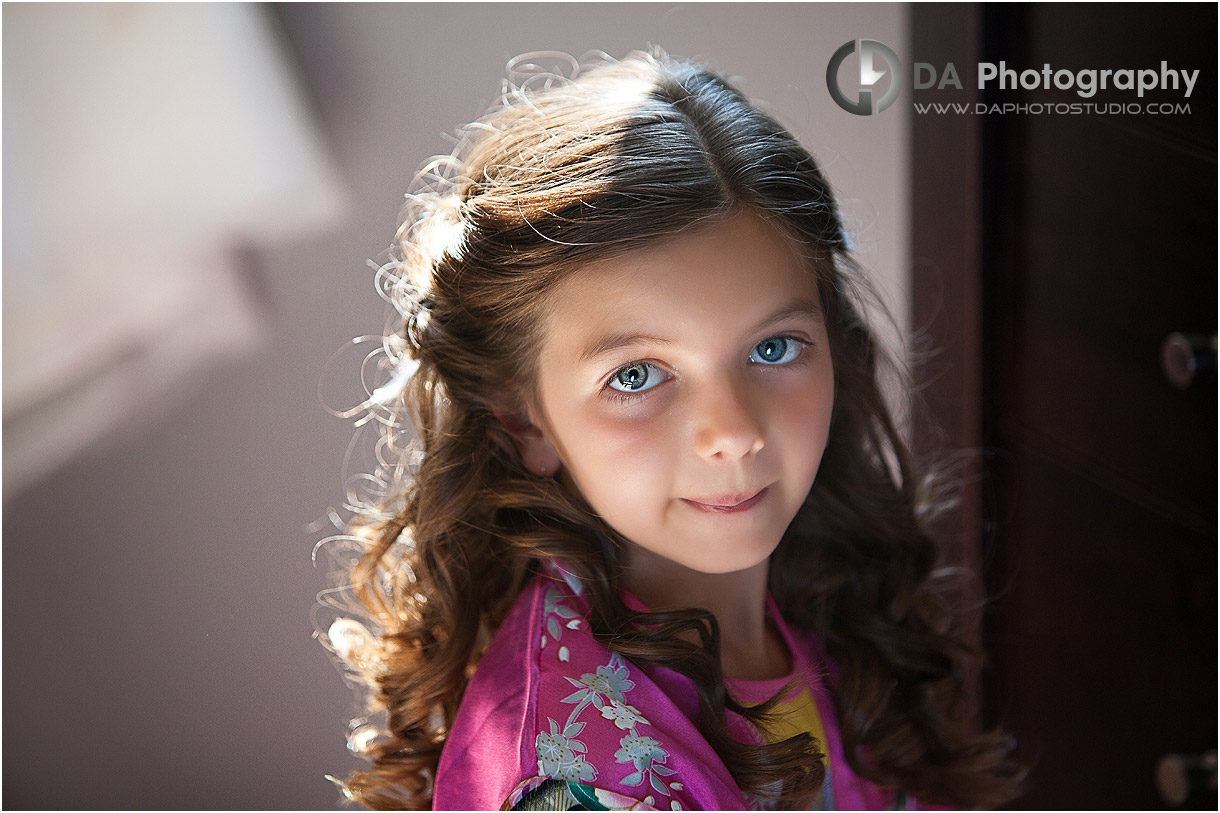 Flower girl at Hamilton Wedding