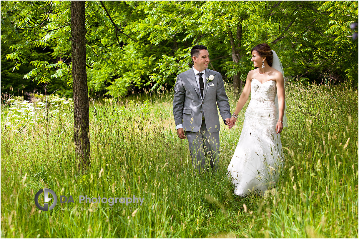 Bride and Groom at King Forest Park