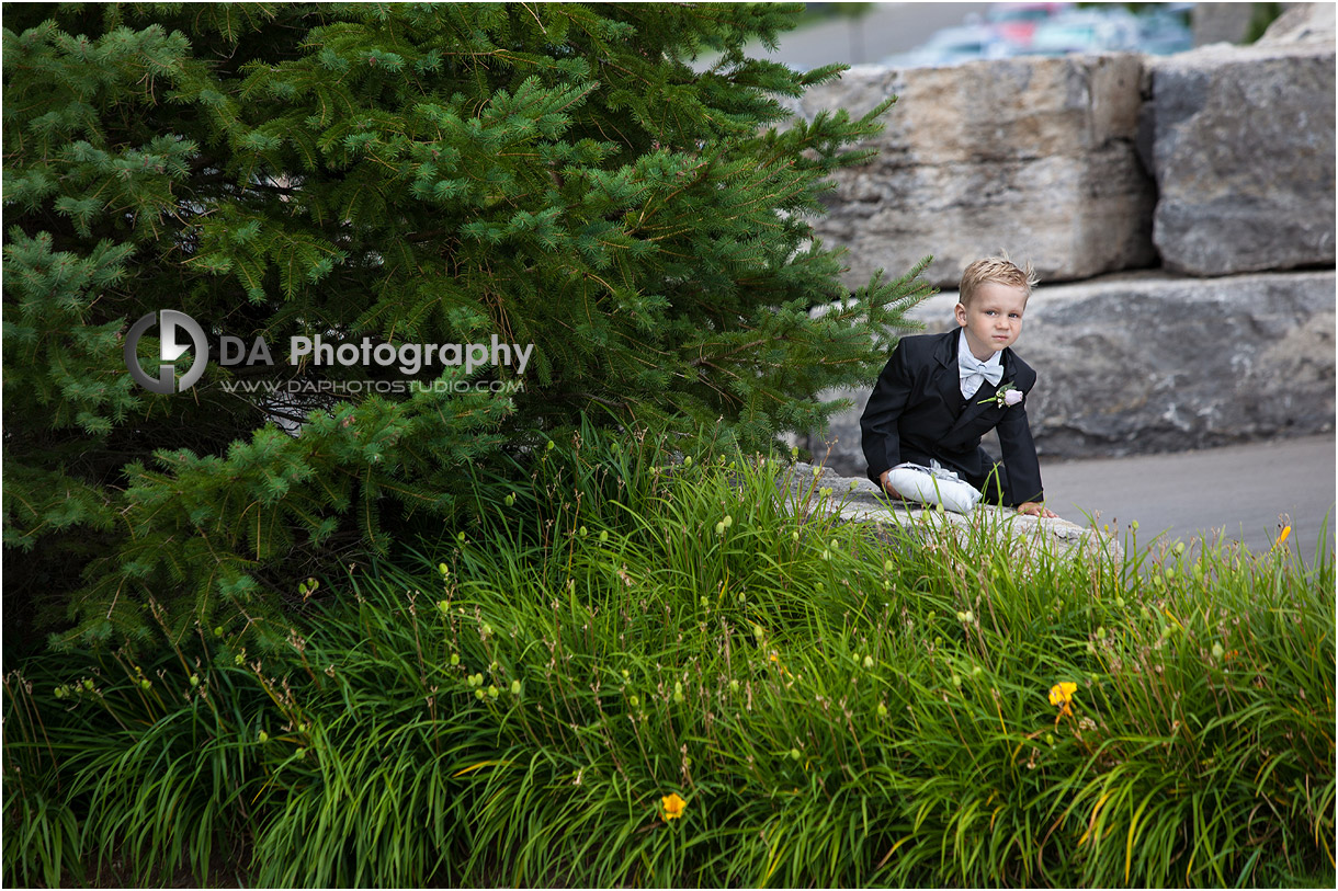 Bearer Boy on a Wedding at Whistle Bear