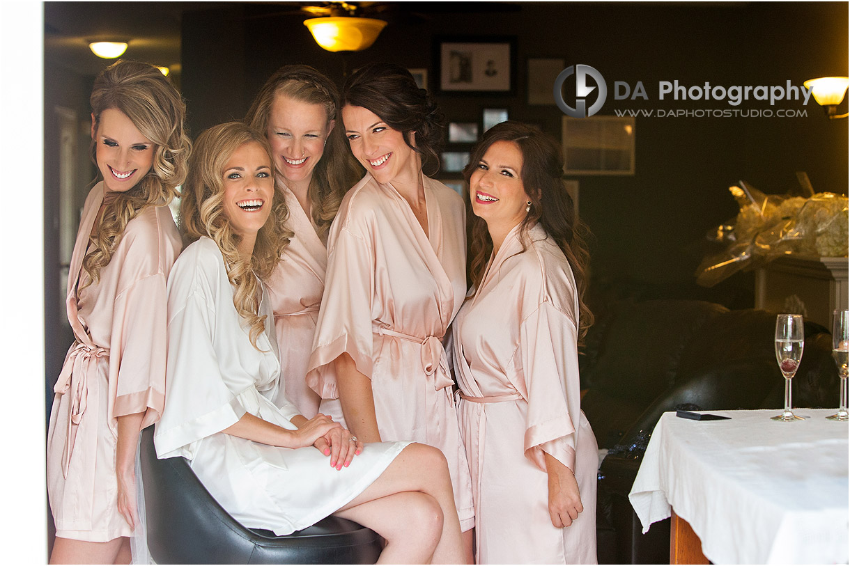 Bridesmaids and Bride in Hamilton