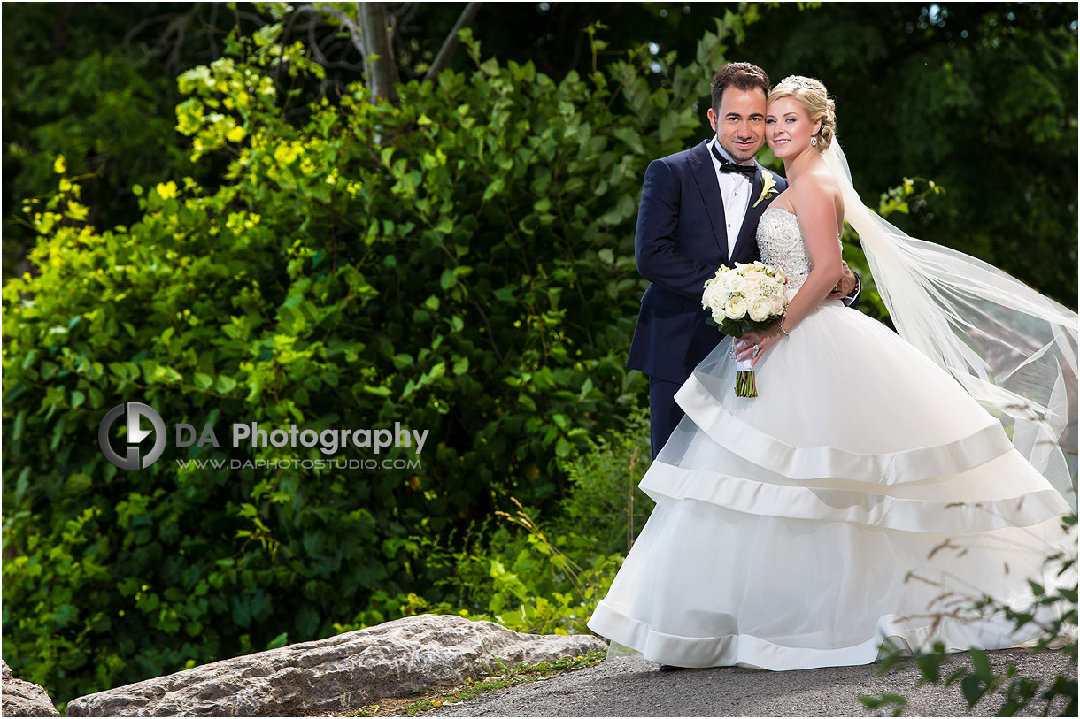 Bride and Groom at Oakville Harbour
