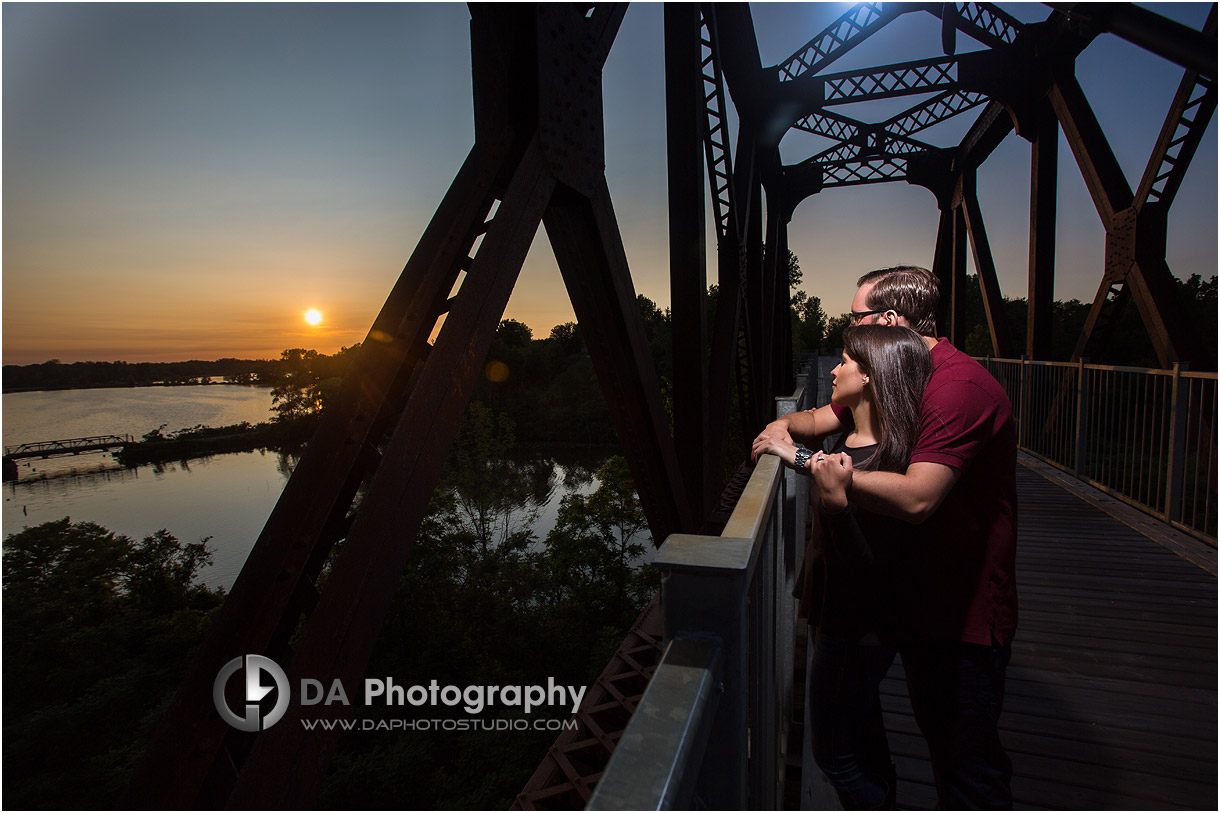 Sunset Engagement Photos in Norfolk County