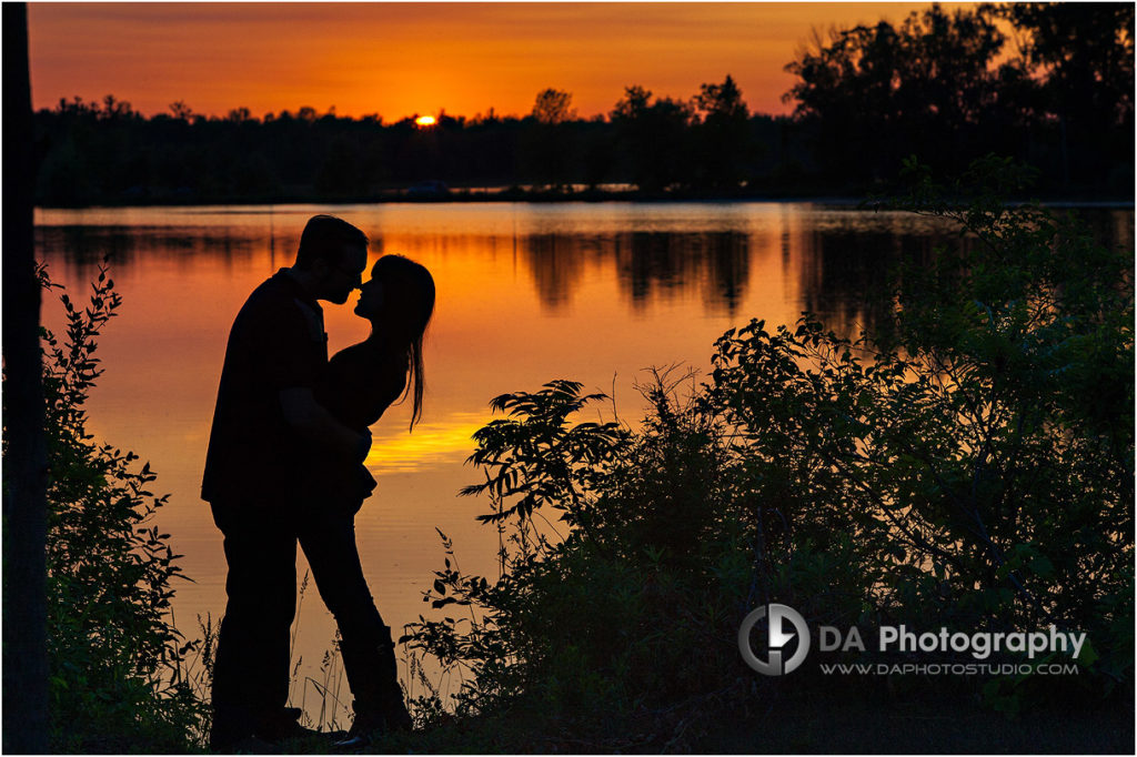 Sunset Engagement Photos in Simcoe