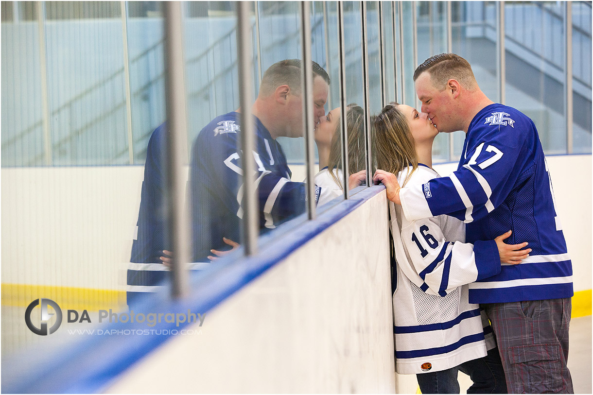 Hockey Creative Engagement Photo in Caledon