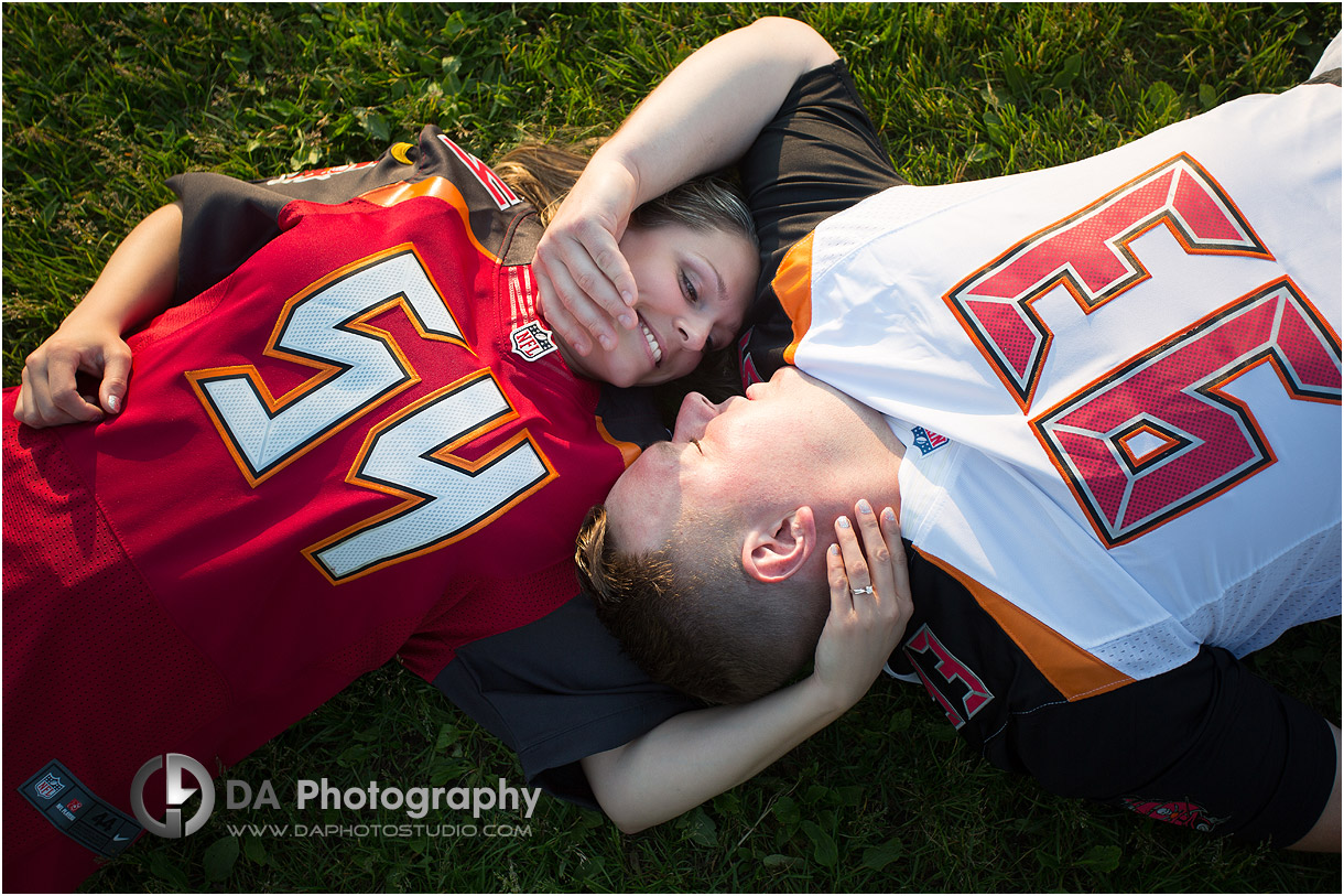 Football field engagement Photos