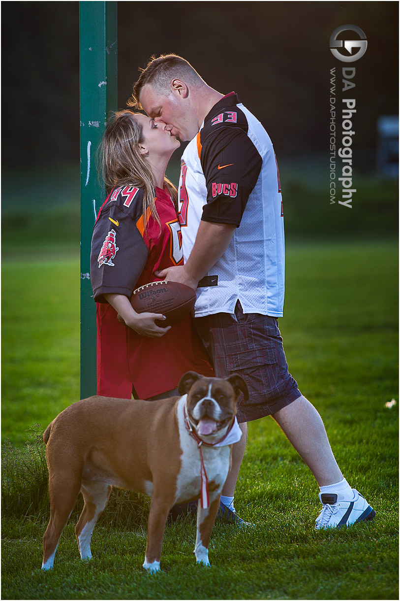 Sunset Creative Engagement Photos in Caledon