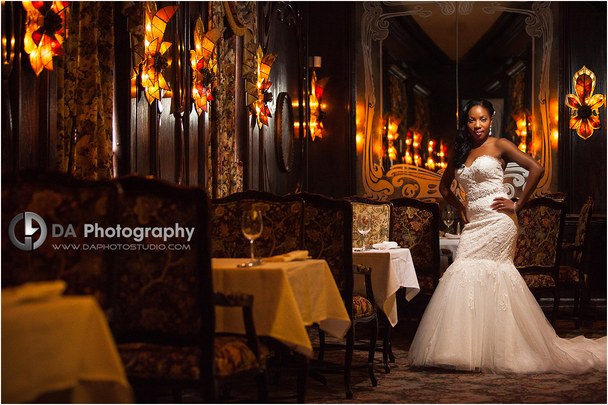 Bride at Dave Duncan House in Toronto