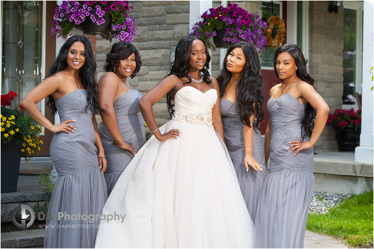 Bridal party at Deer Creek in Ajax