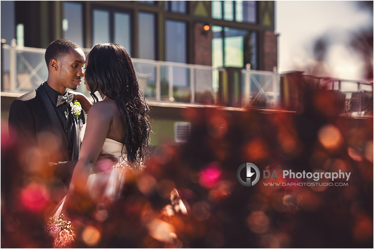 Bride and Groom at Deer Creek in Ajax