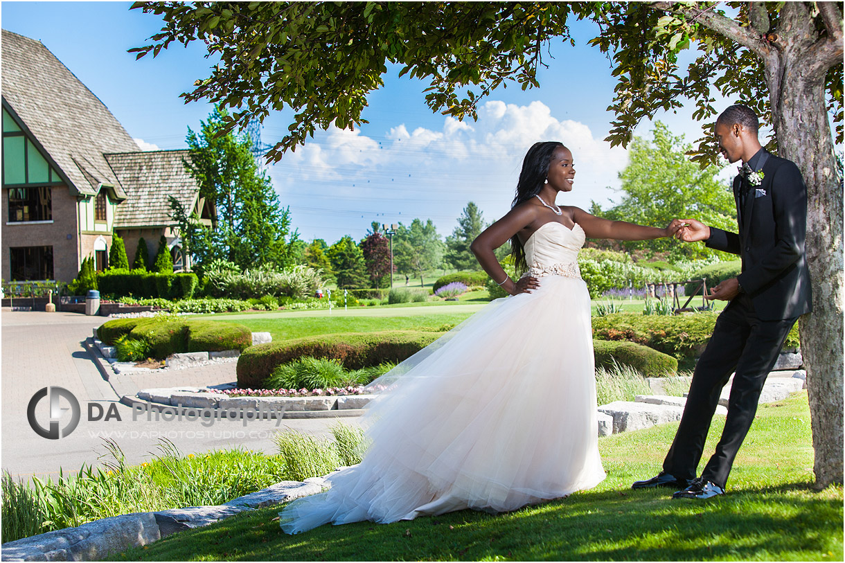 Bride and Groom Photos at Deer Creek in Ajax