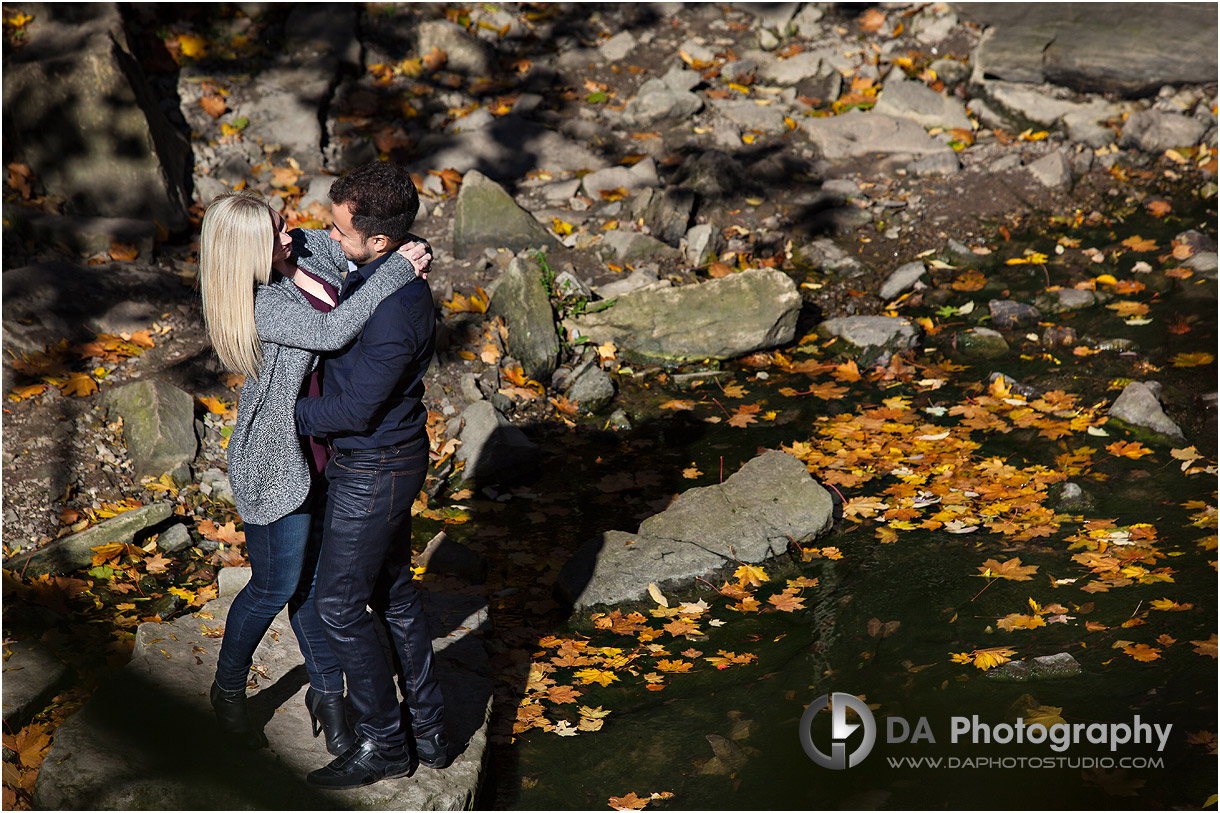 Albion Falls in Hamilton Engagement Pictures