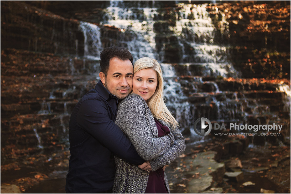 Pictures of Engagement at Albion Falls in Hamilton