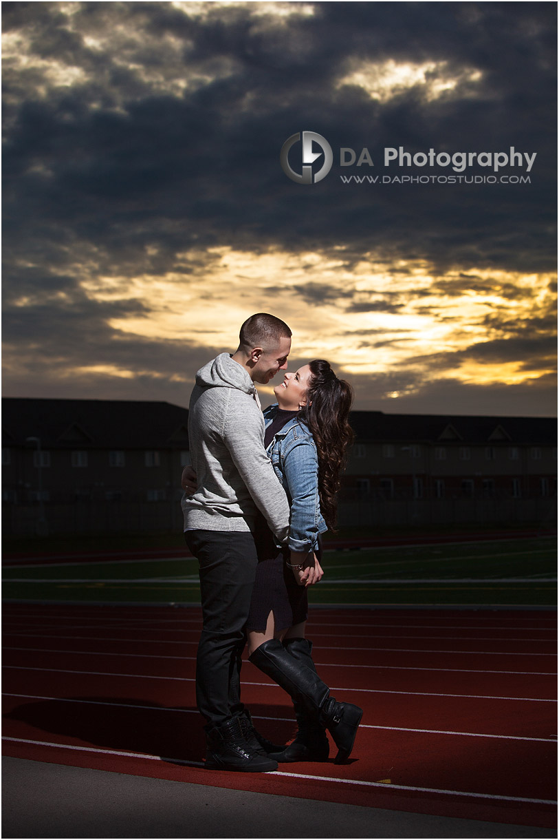 Bishop Ryan Catholic high school engagement photography in Hamilton